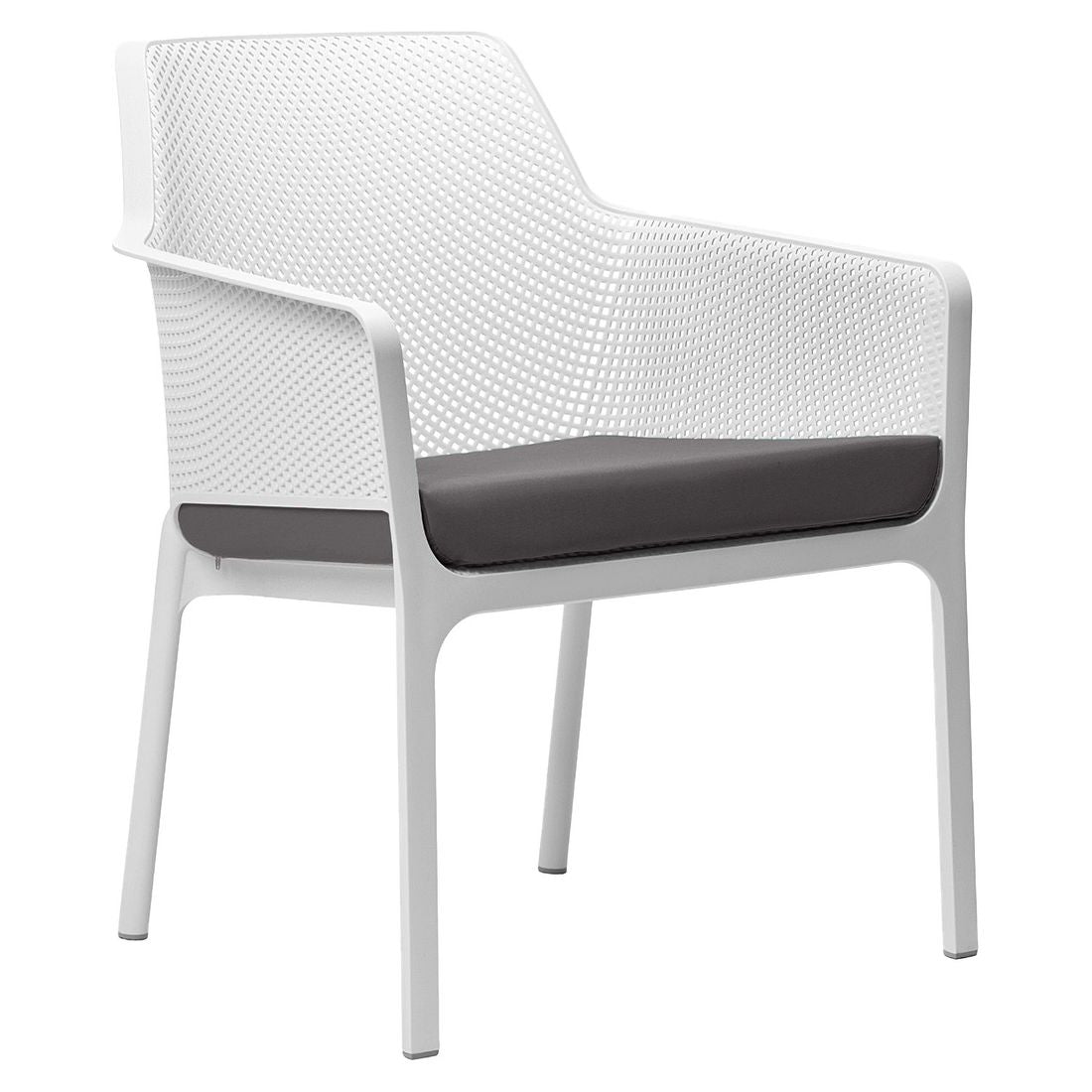 Detalj av Sittepute Net Relax akryl 57x52,5 cm greystone materiale