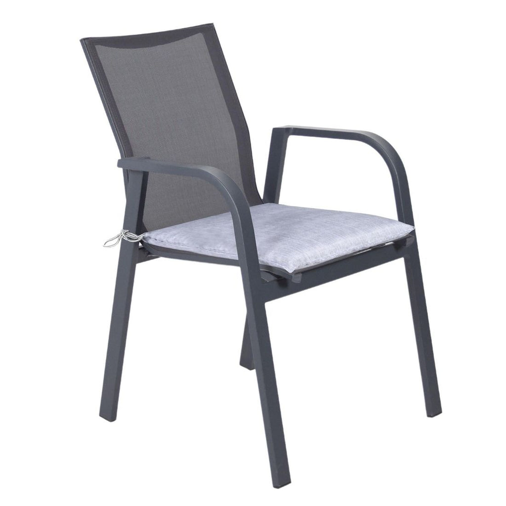 Sittepute Pandora 50x45 cm gråblå bakside