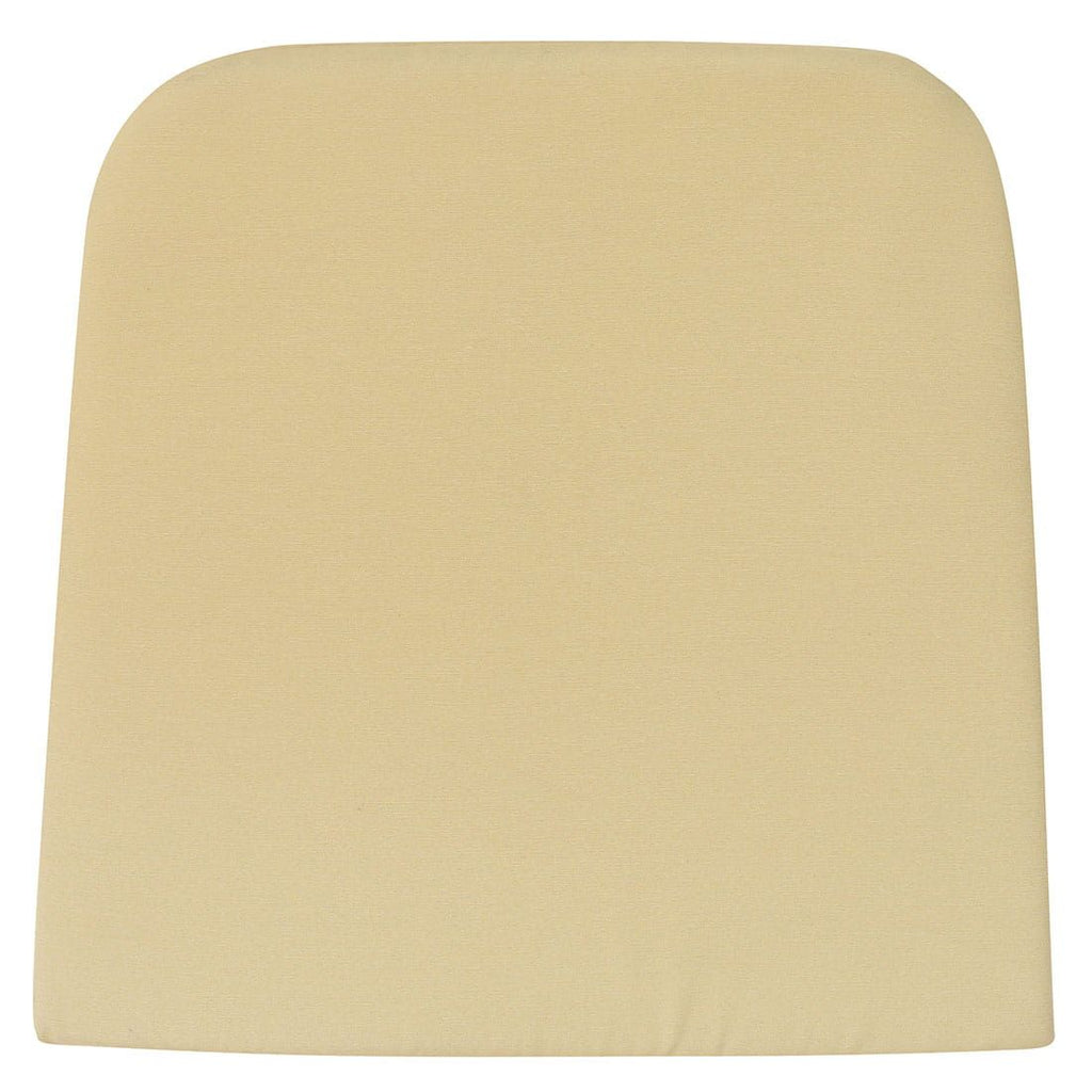 Sittepute Provence 47x45 cm beige bakside med stoffdetaljer