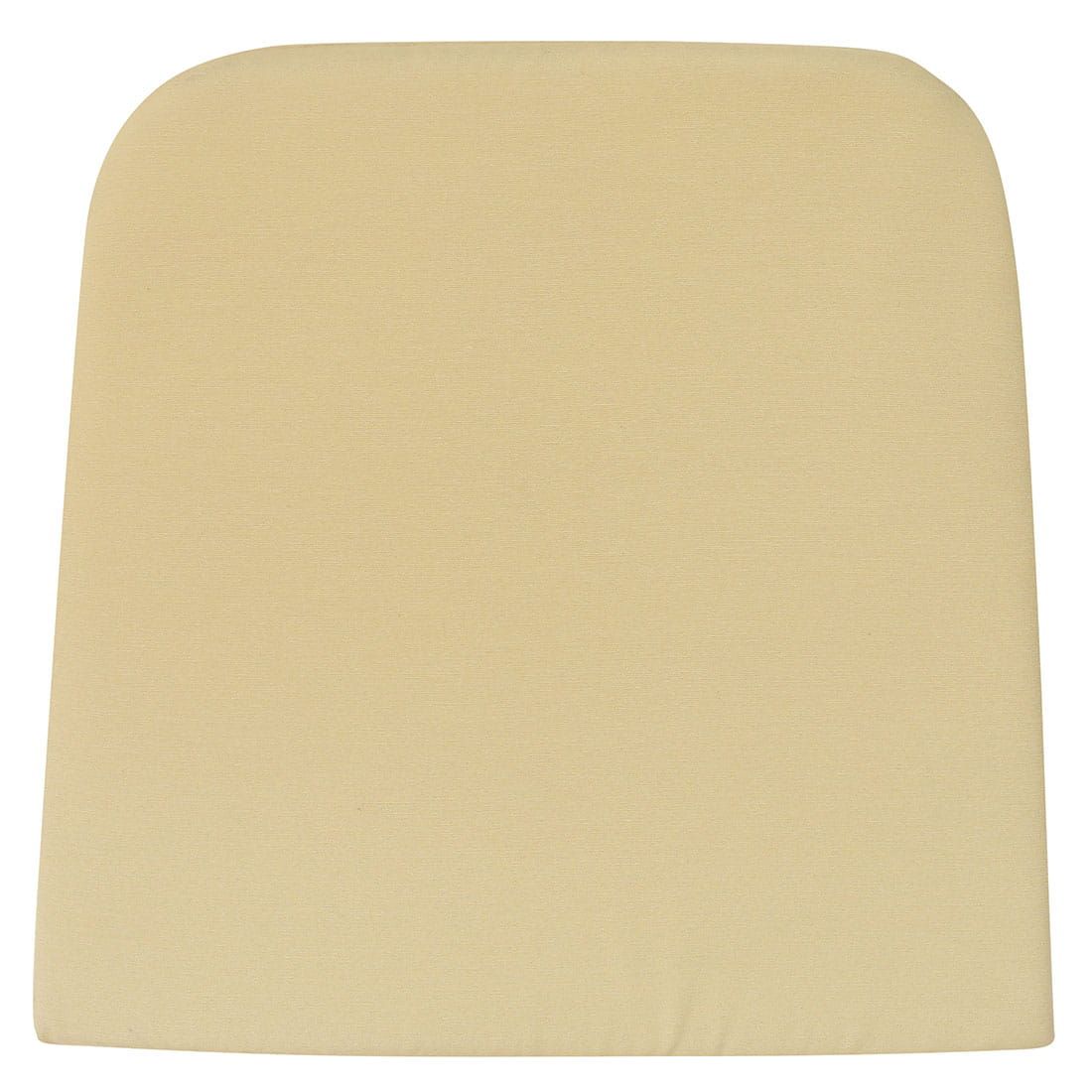 Sittepute Provence 47x45 cm beige bakside med stoffdetaljer