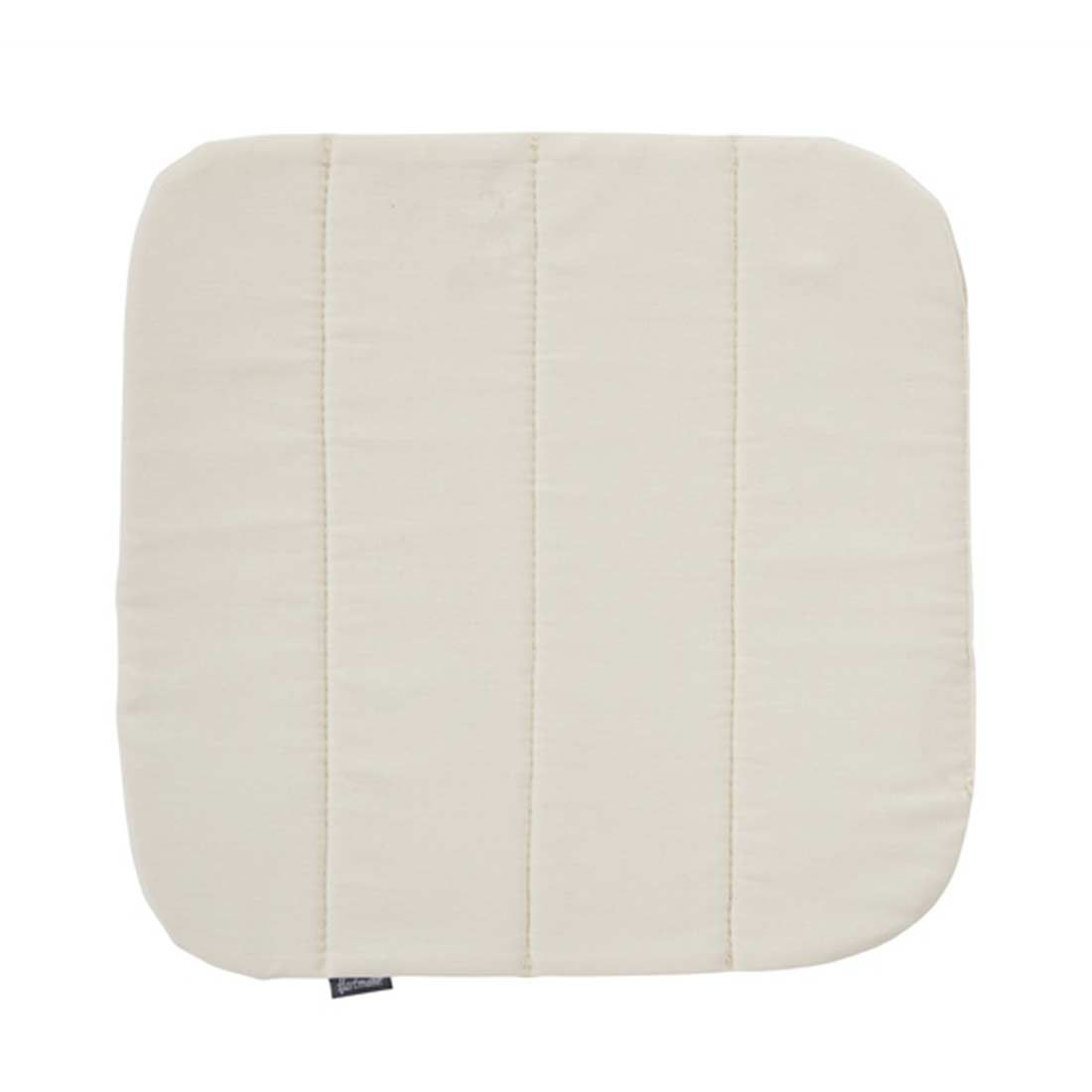 Sittepute Sophie Segment dralon 40x40 cm ecru sett forfra