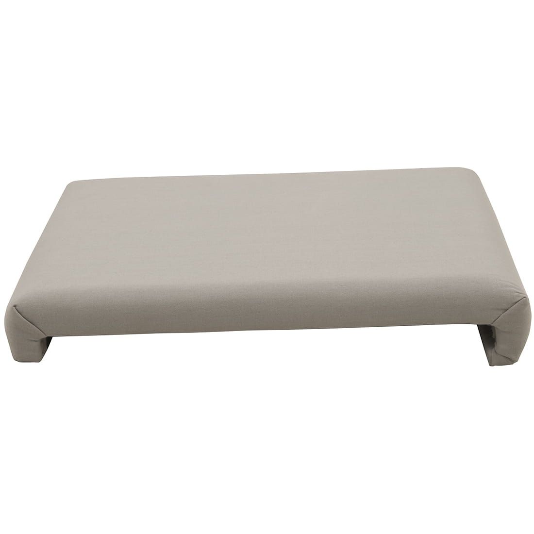 Montert Sittepute ute Sorrento Xpand 50x55 cm lysgrå på utemøbel