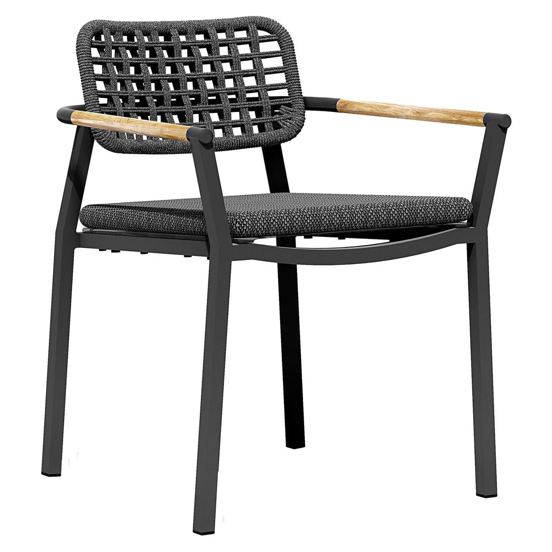 Sittepute Yobex akryl 61x56 cm grå nærbilde