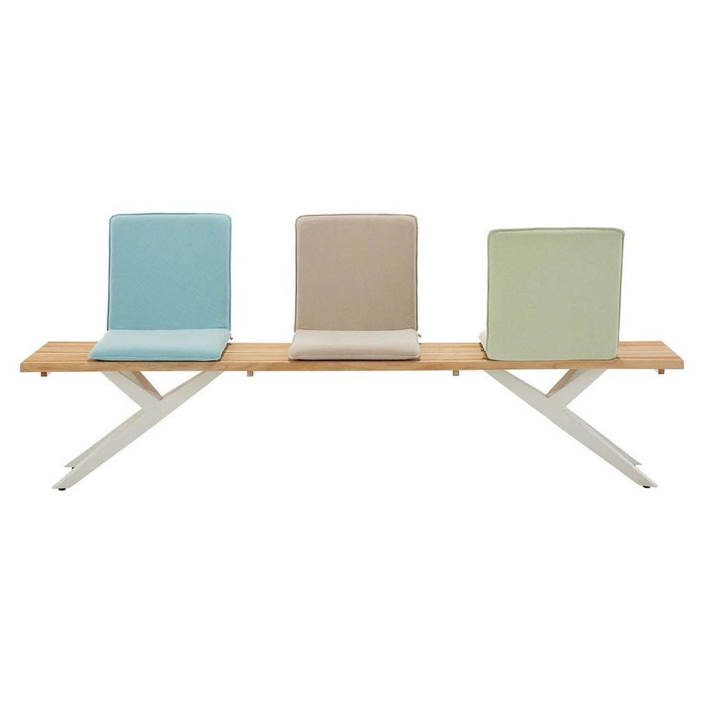 Montert Sitteskall Lazio kunstfiber lysgrønn 45x47 cm på stol