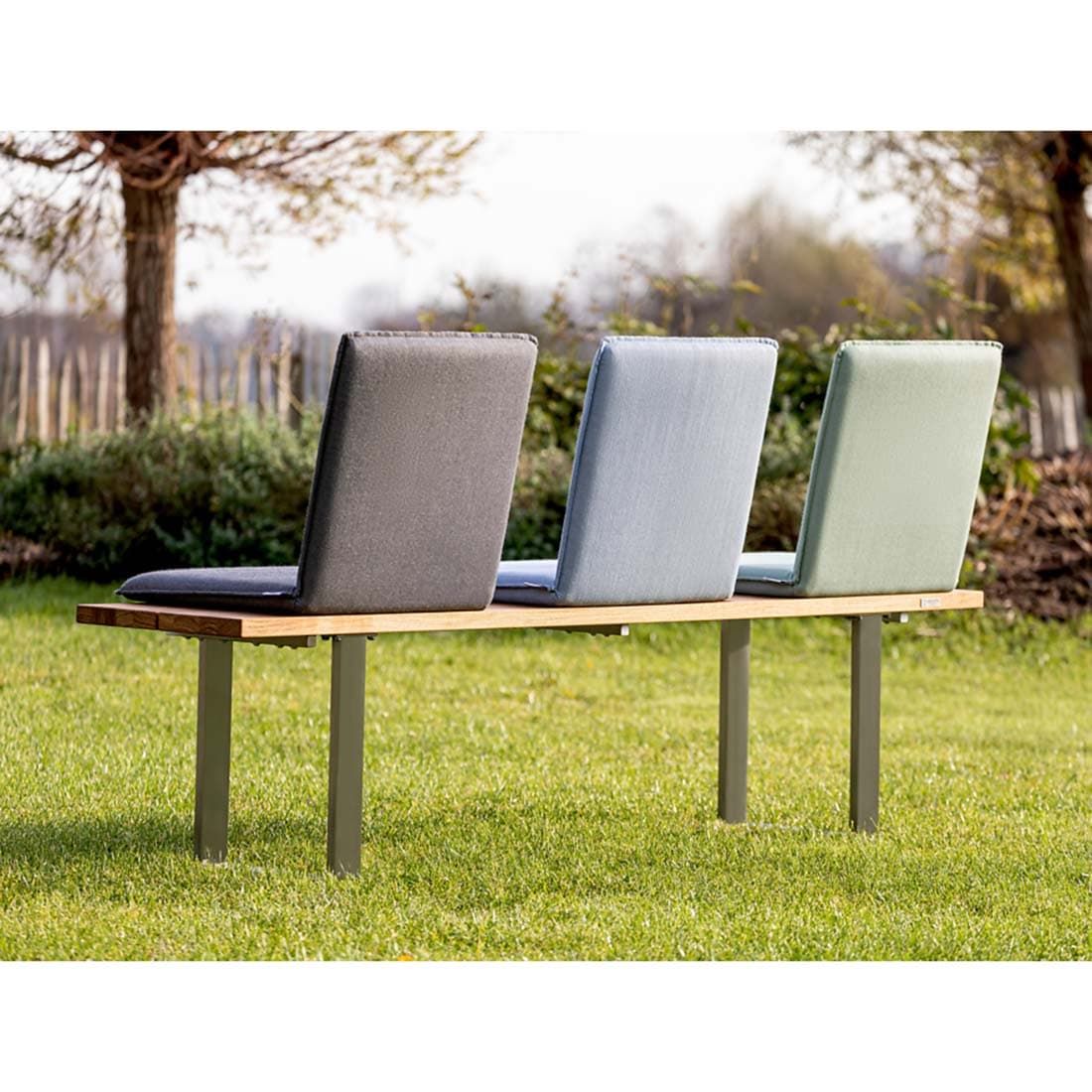 Detalj av Sitteskall Nette Batyline antrasitt 45x62 cm materiale