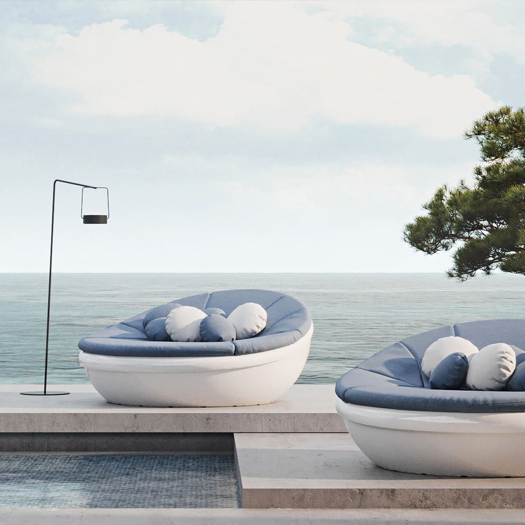 Solcelle-pendellampe ute Moon aluminium dimmbar - med fjernkontroll
