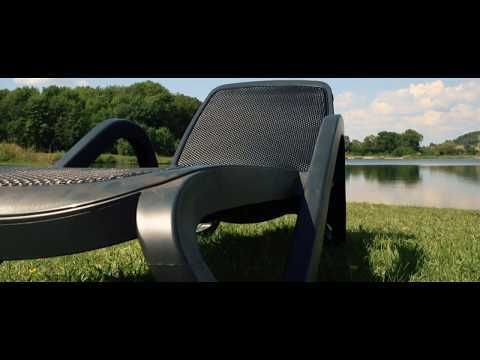 Solseng Alfa med soltak justerbar forside hvit
