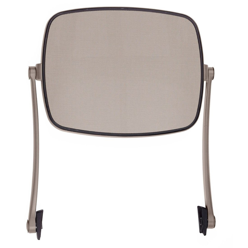 Solseng Alfa med soltak plast/textilen 194x71 cm taupe med hjul for enkel flytting