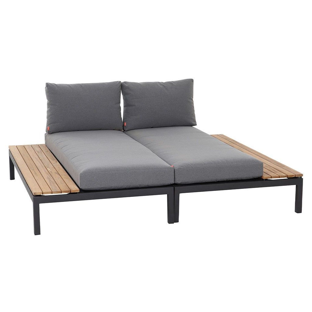 Solseng Alvida høyre aluminium/polyester 102x178 cm - Siena Garden