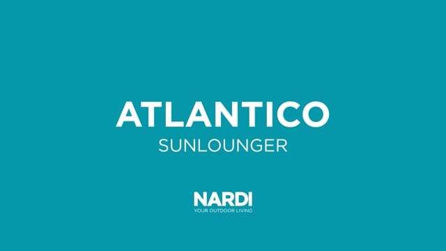 Solseng Atlantico justerbar plast textilen taupe forfra