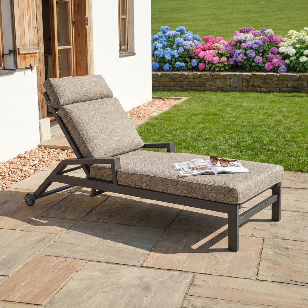 Solseng Avena regulerbar aluminium 199x77 cm bakside