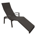Solseng Balance 2 aluminium/textilen 160x70 cm - Stern for avslapning utendørs