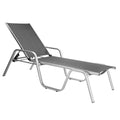 Solseng Basic Plus aluminium/textilen 202x70 cm forfra