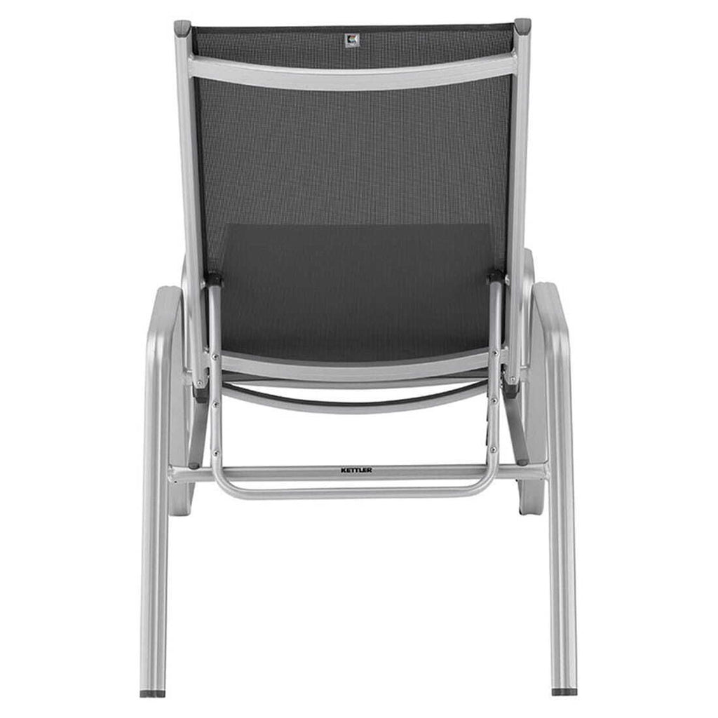 Solseng Basic Plus aluminium/textilen 202x70 cm stabelbar funksjon