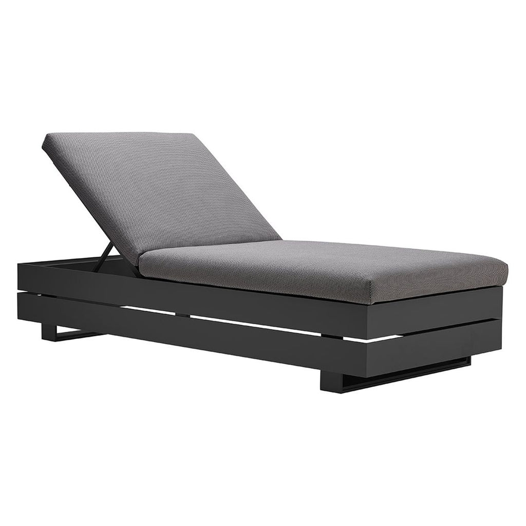 Solseng Boxx aluminium/akryl 207 cm antrasitt bakside