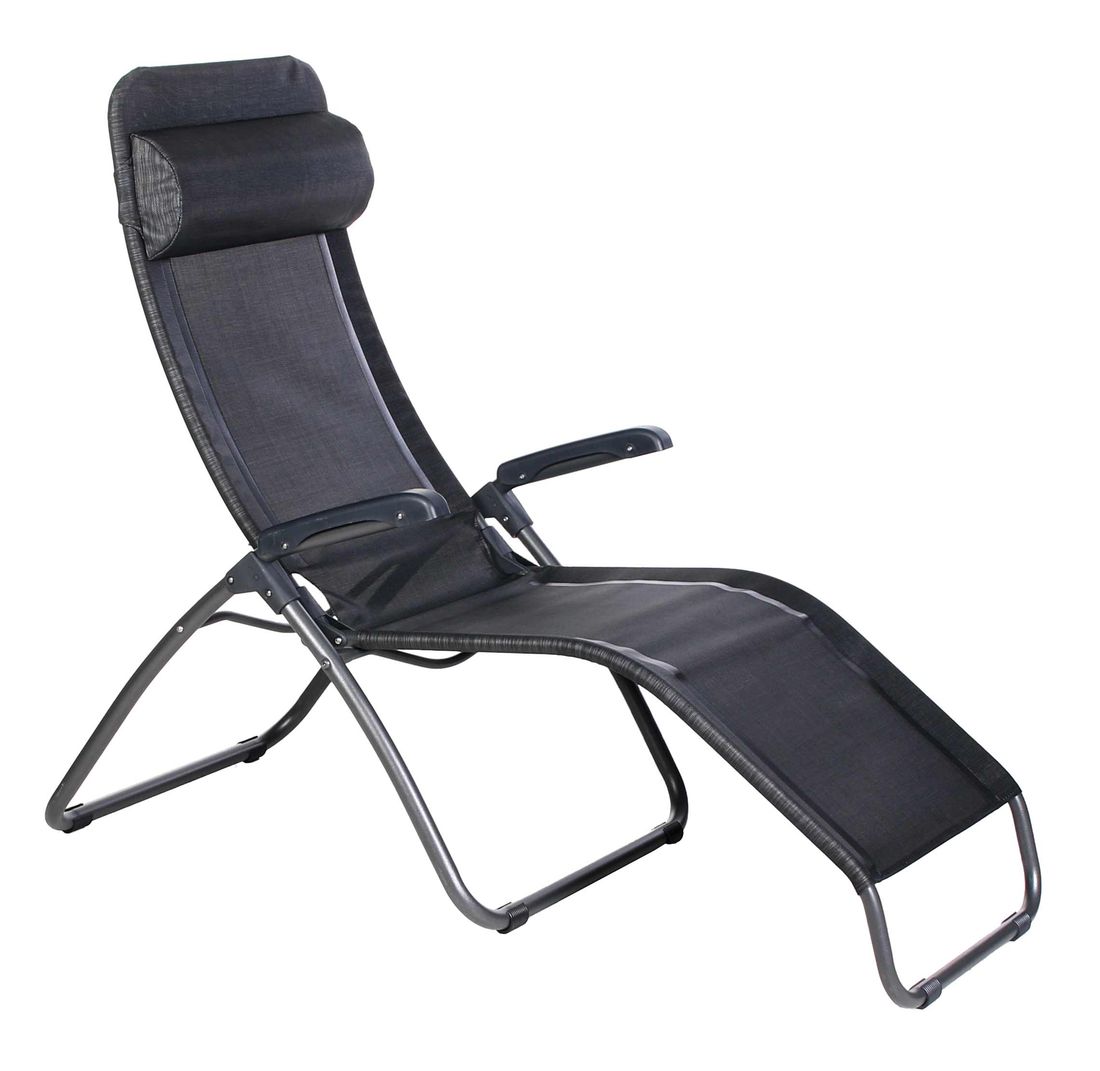 Solseng Brada aluminium/textilen sammenleggbar 185 cm fra forfra