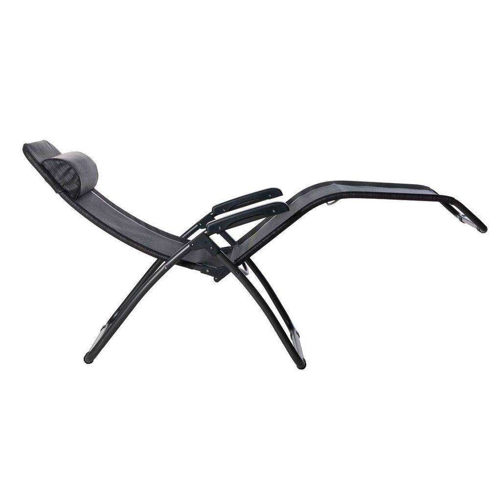 Montert solseng Brada aluminium/textilen sammenleggbar 185 cm på terrasse