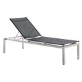 Solseng Brest aluminium/textilen 203x79 cm - Sieger forfra