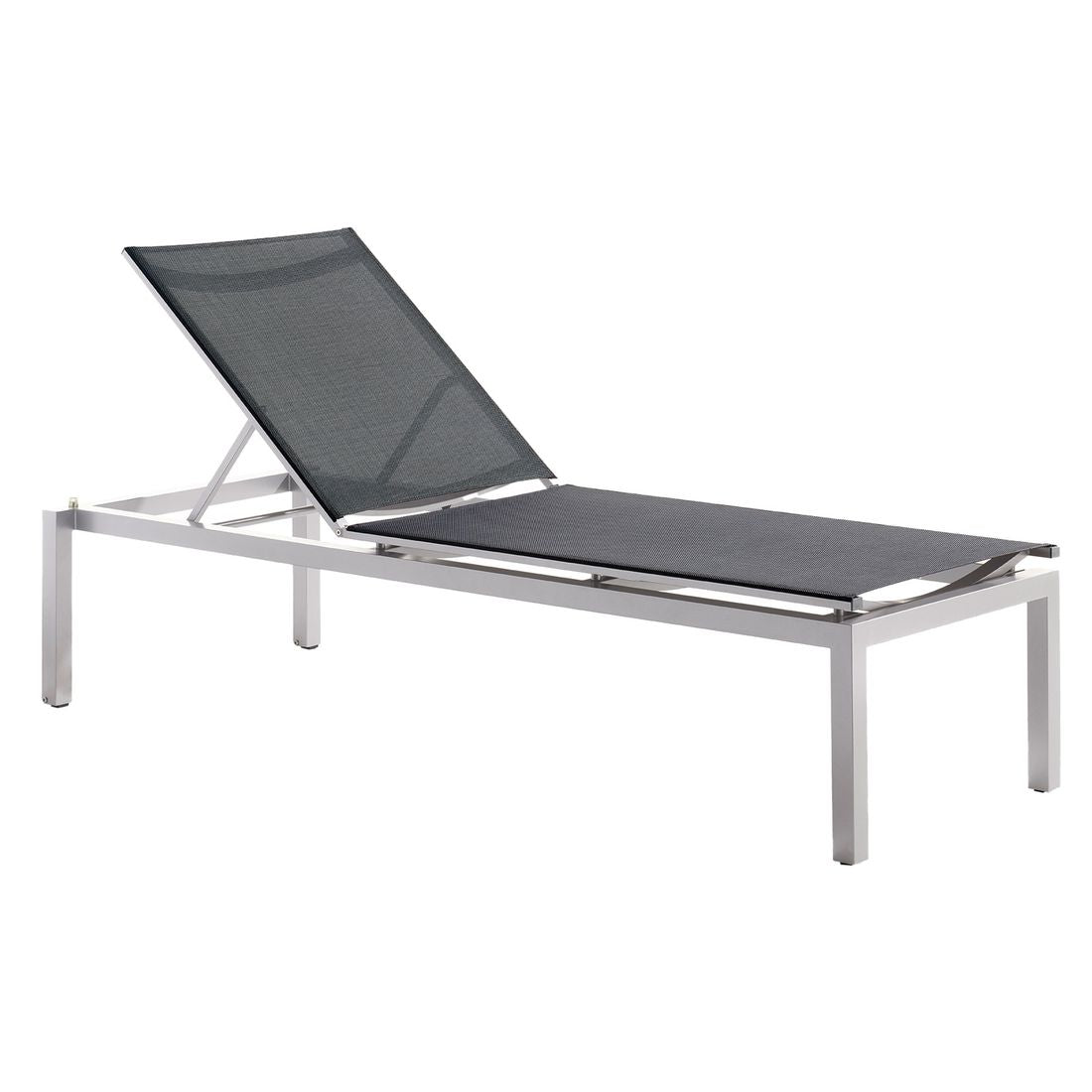 Solseng Brest aluminium/textilen 203x79 cm - Sieger forfra