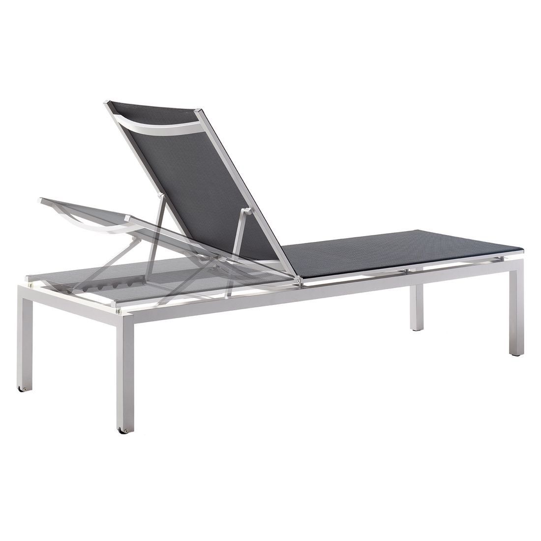 Nærbilde av tekstilene materiale på Solseng Brest aluminium/textilen 203x79 cm - Sieger