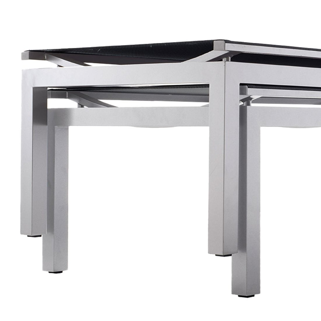 Justerbar ryggstøtte på Solseng Brest aluminium/textilen 203x79 cm - Sieger