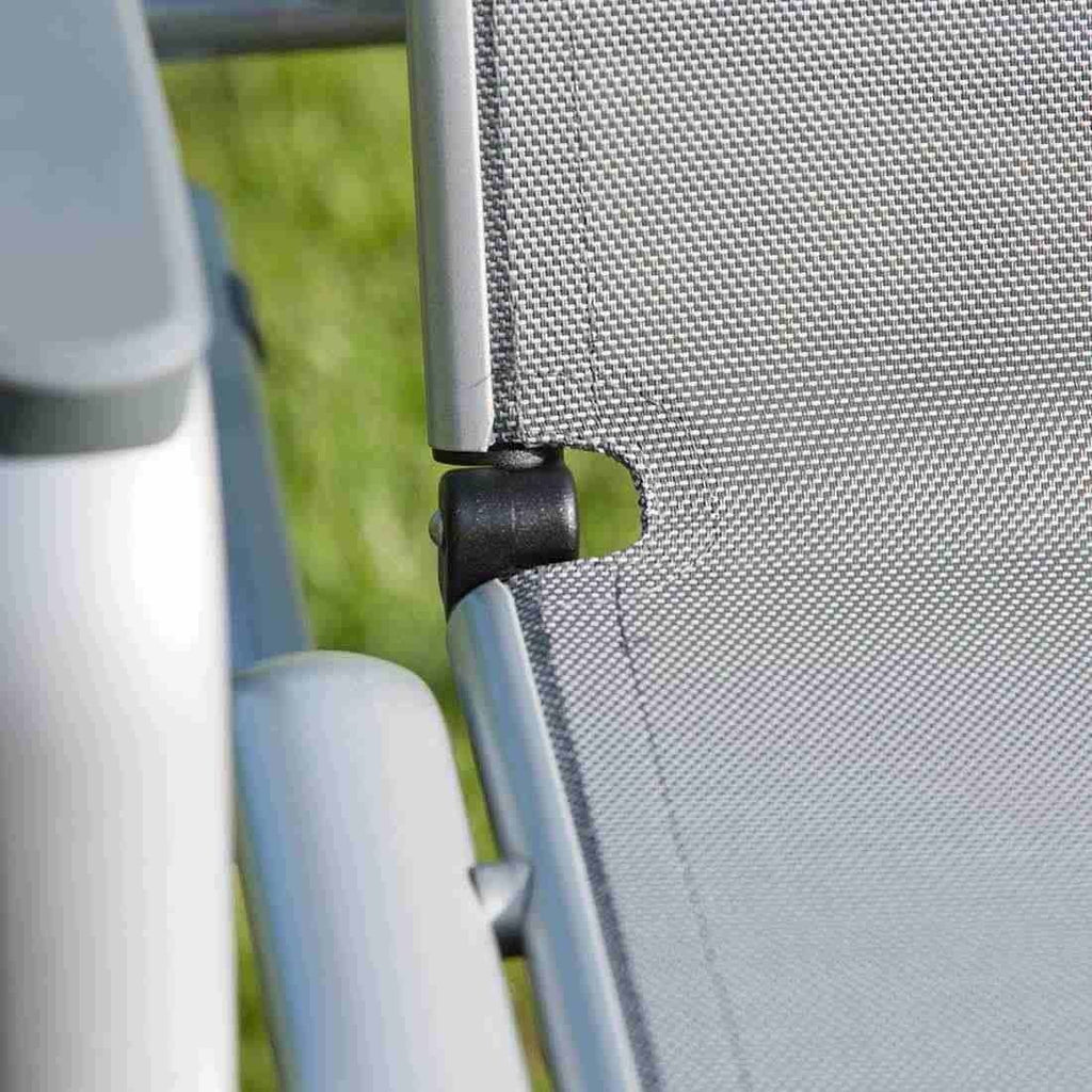 Solseng Cirrus aluminium/textilen 200x81 cm stablet