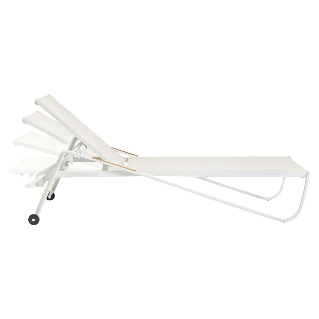Solseng Diamond aluminium/textilen 200x82 cm justerbar ryggstøtte