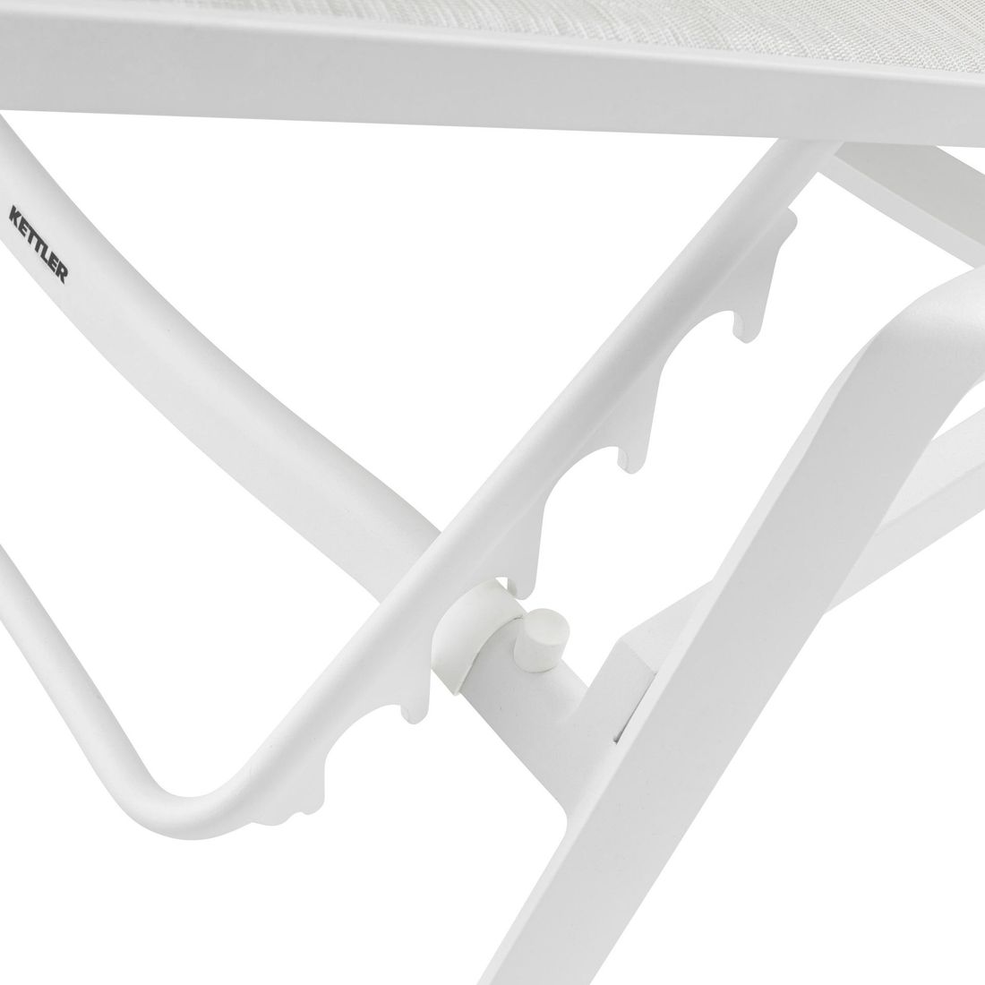 Solseng Diamond aluminium/textilen 200x82 cm stabelbar design