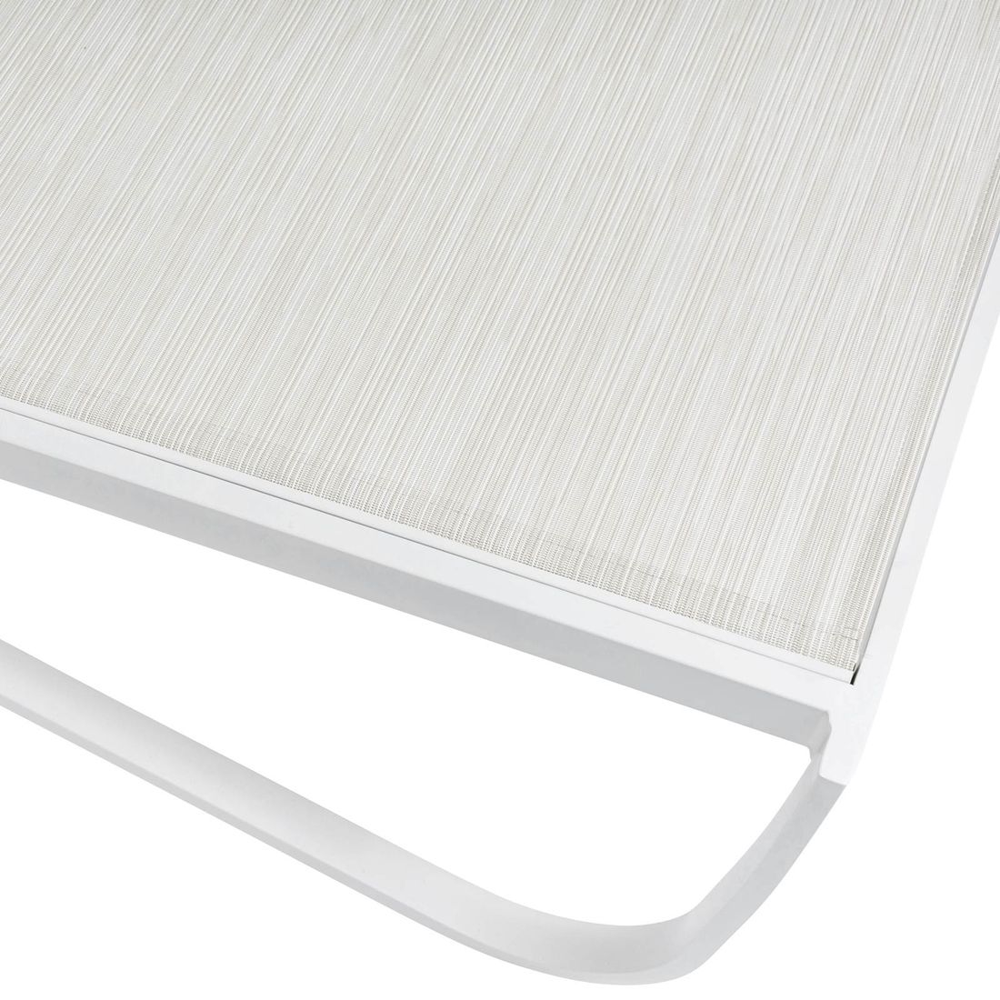 Solseng Diamond aluminium/textilen 200x82 cm sideprofil