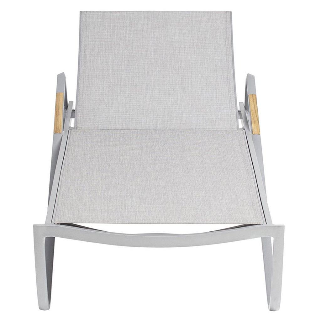 Montert Solseng Diamond justerbar aluminium/textilen på terrasse