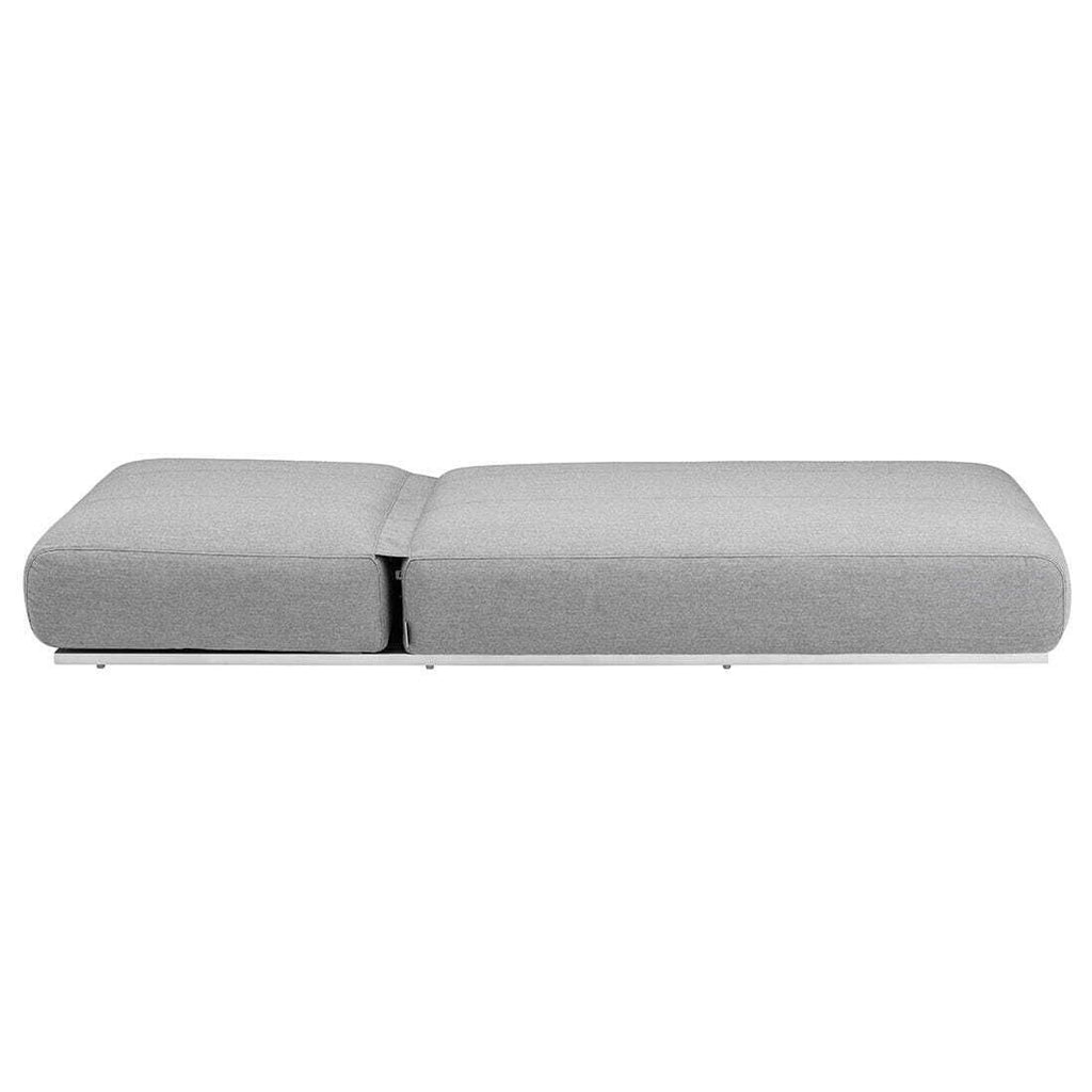 Solseng Ego justerbar aluminium/Sunbrella sølv/grå - Kettler