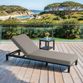 Solseng Eva aluminium/Sunbrella justerbar 195x70 cm forfra