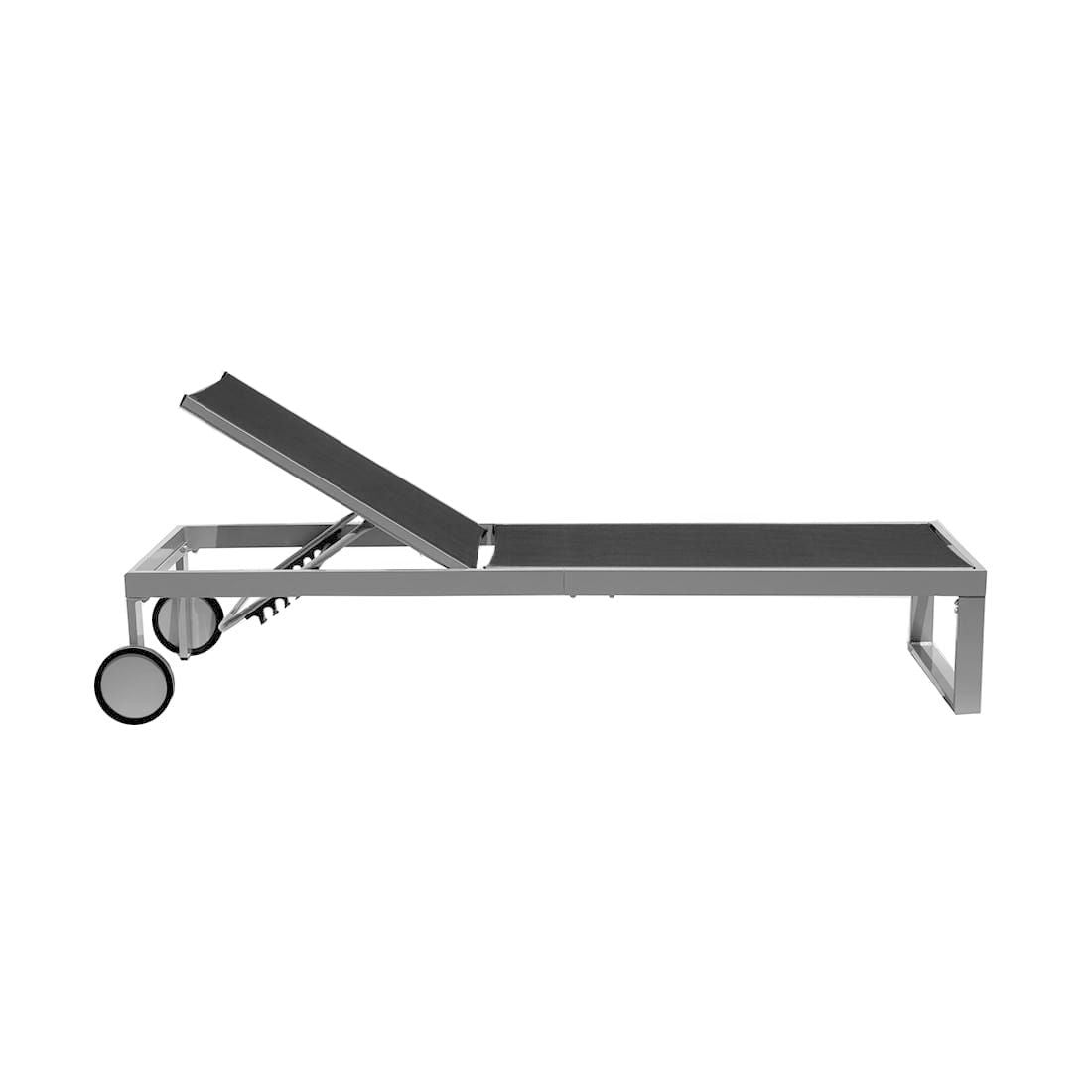 Solseng Florenz aluminium/textilen 206 cm forfra