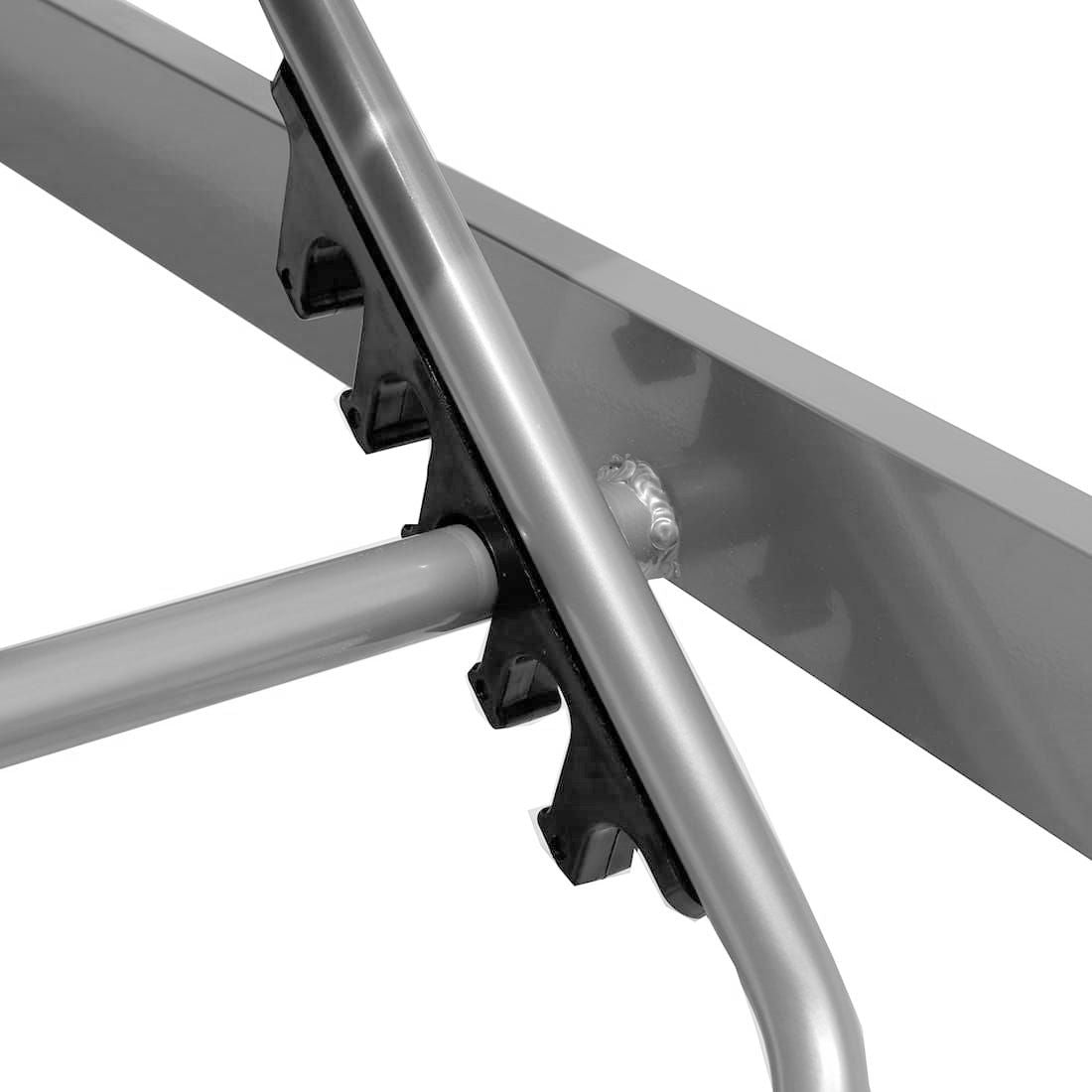 Nærbilde av hjul på Solseng Florenz aluminium/textilen 206 cm
