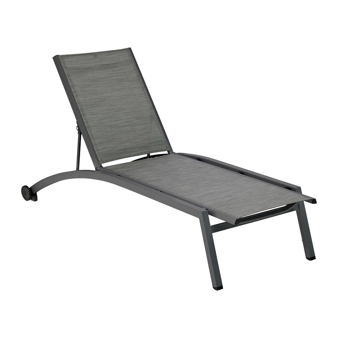 Solseng Forma II aluminium/textilen 202x73 cm forfra