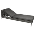 Solseng Greta aluminium/tau 202x73 cm - Stern forfra