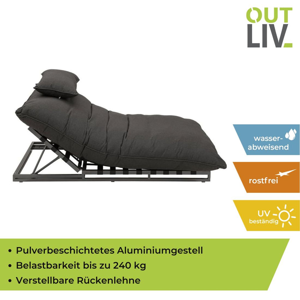 Solseng Heaven justerbar aluminium/Sunbrella i bruk på balkong