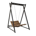 Solseng Heaven Swing sett med stativ polyrotting/aluminium i hage