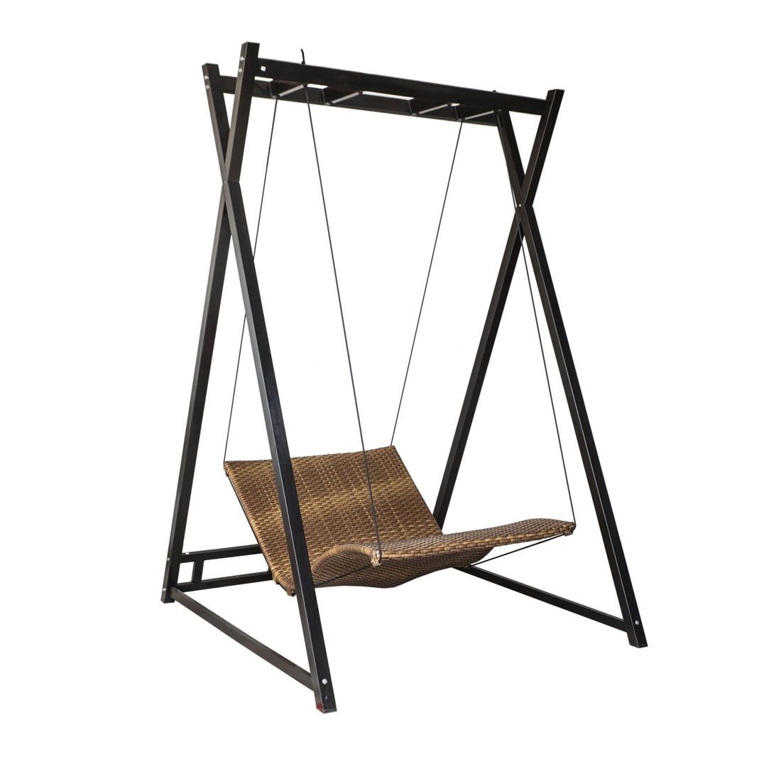 Solseng Heaven Swing sett med stativ polyrotting/aluminium i hage