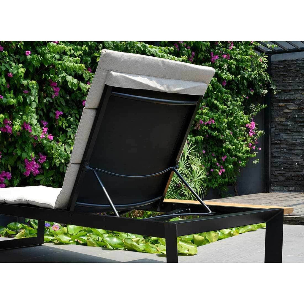 Solseng Jimmy regulerbar aluminium/olefin 214 cm ryggstøtte justering