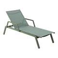 Solseng Latitude aluminium/textilen 194x76 cm forfra