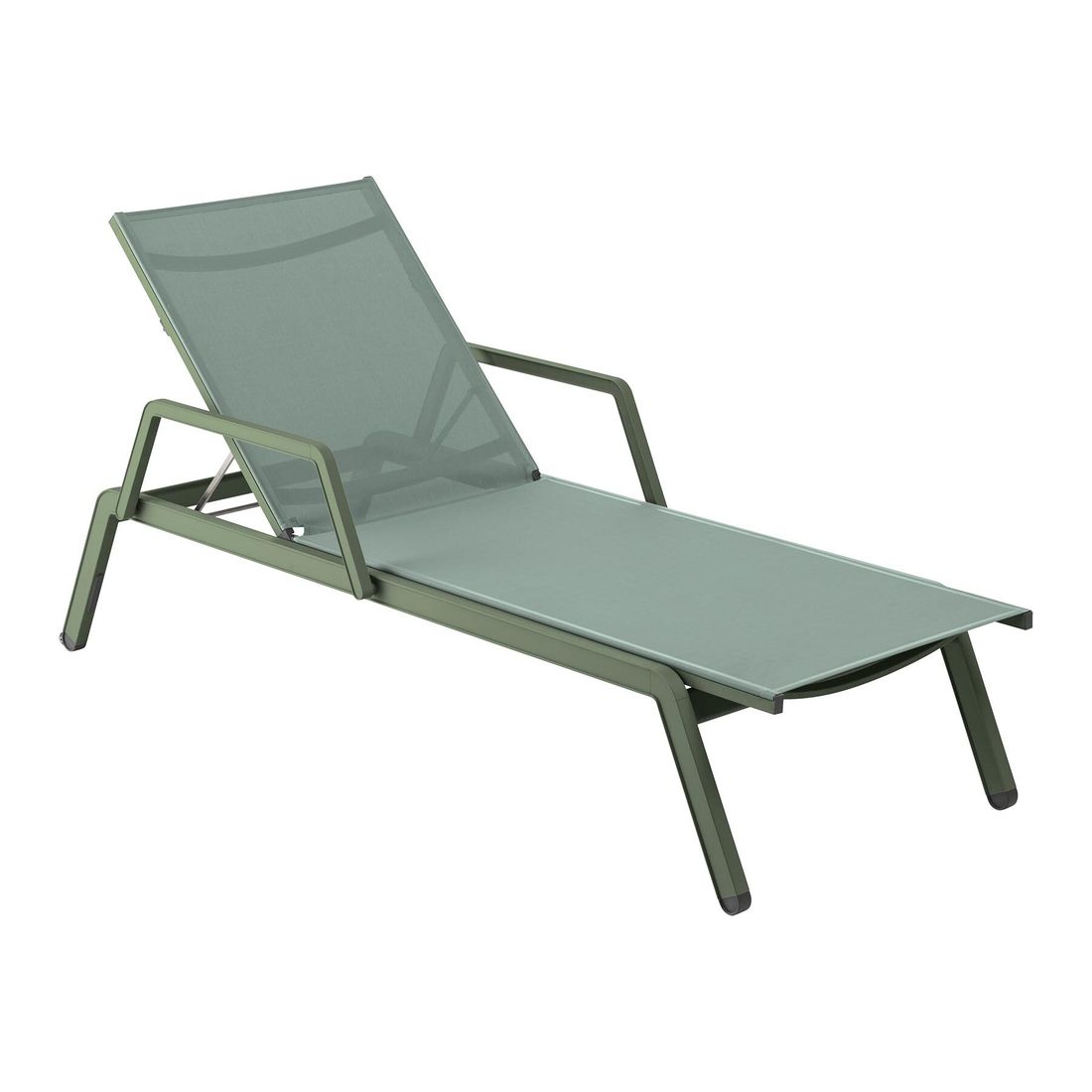 Solseng Latitude aluminium/textilen 194x76 cm forfra