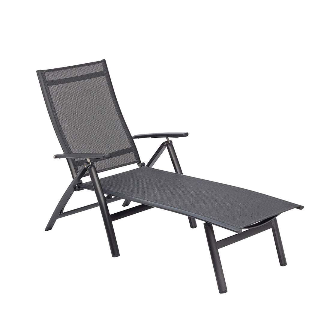 Solseng Legato sammenleggbar aluminium/textilen 72x198 cm - Kettler for terrassebruk