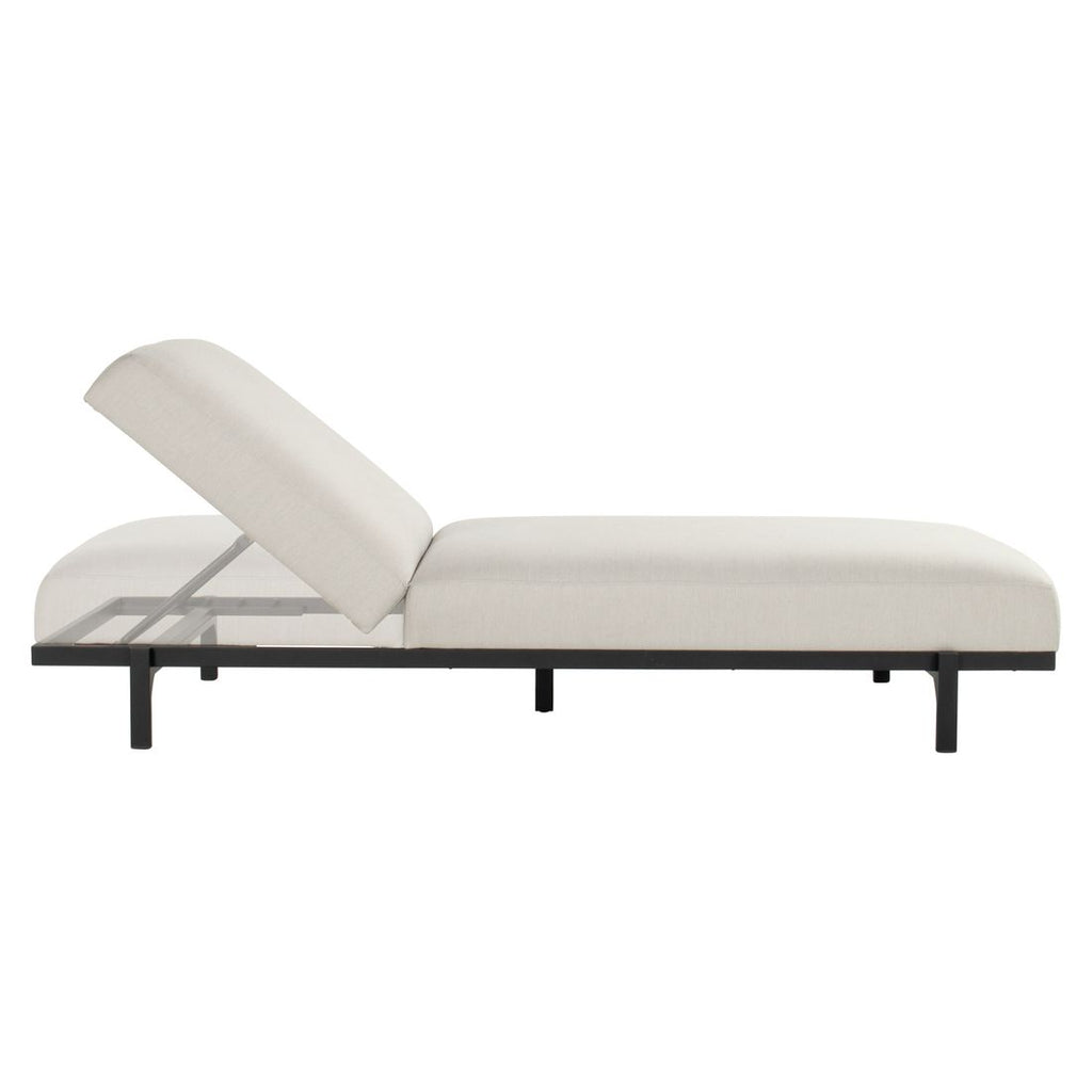 Solseng Lucas aluminium/Sunbrella 205x85 cm med pute