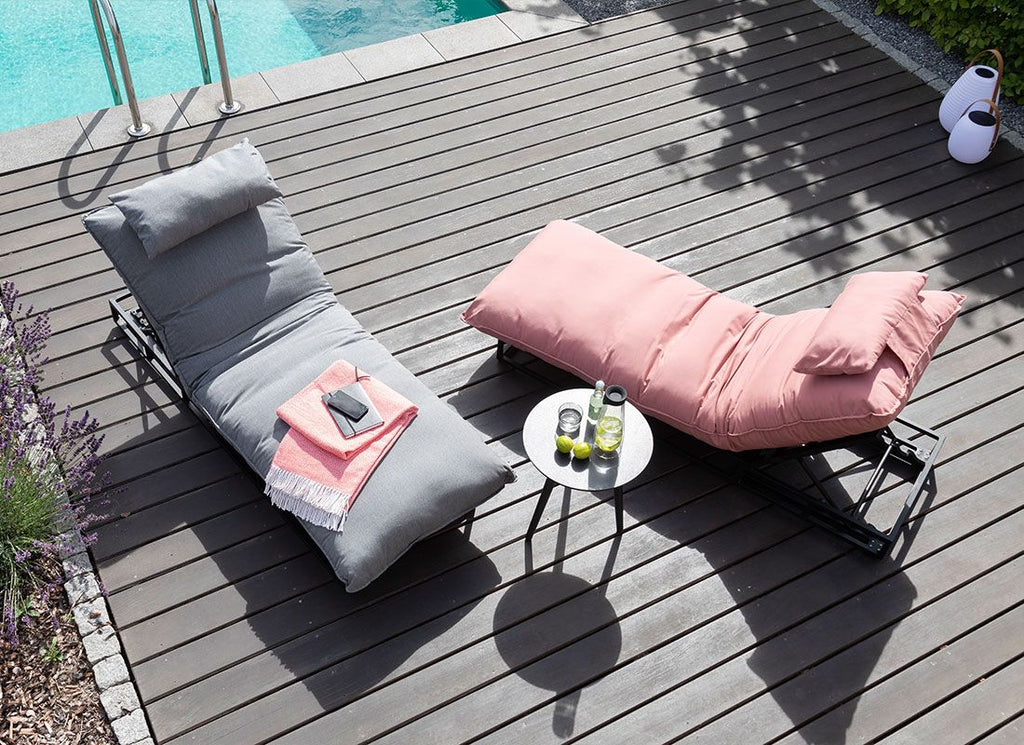 Solseng Lunen regulerbar aluminium/Sunbrella 80x196 cm - Schöner Wohnen