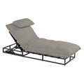 Solseng Lunen justerbar aluminium/Sunbrella 196x80 cm forfra
