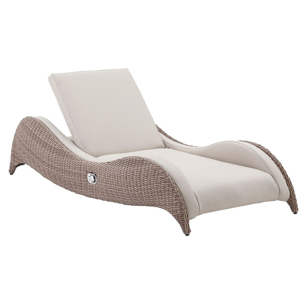 Solseng Luxor polyrotting/flettverk justerbar 222 cm bakside