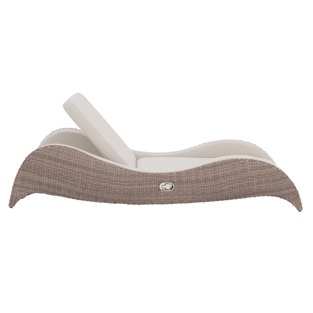 Montert Solseng Luxor polyrotting/flettverk justerbar 222 cm i hage