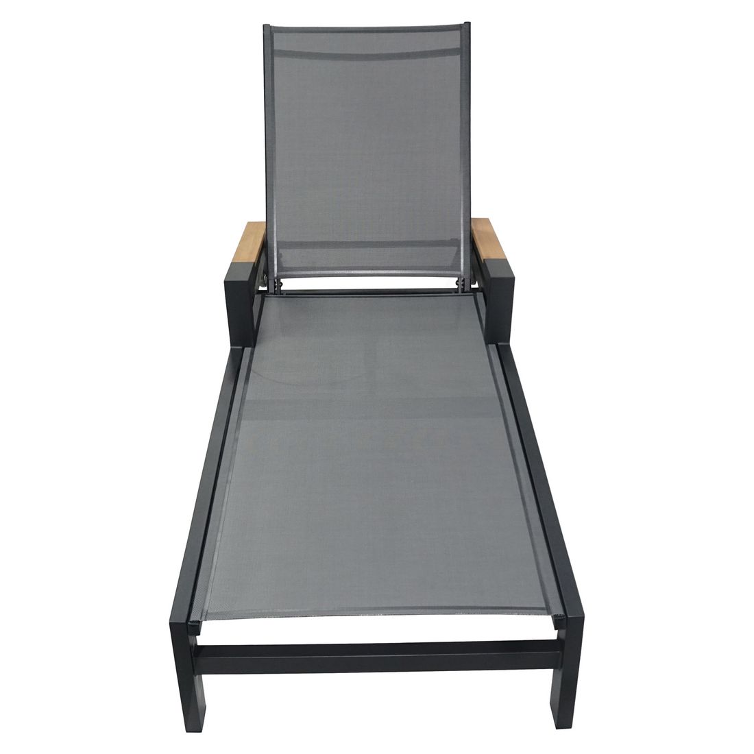 Solseng Melbourne justerbar aluminium og textilen 199 cm - OUTLIV montert på terrasse