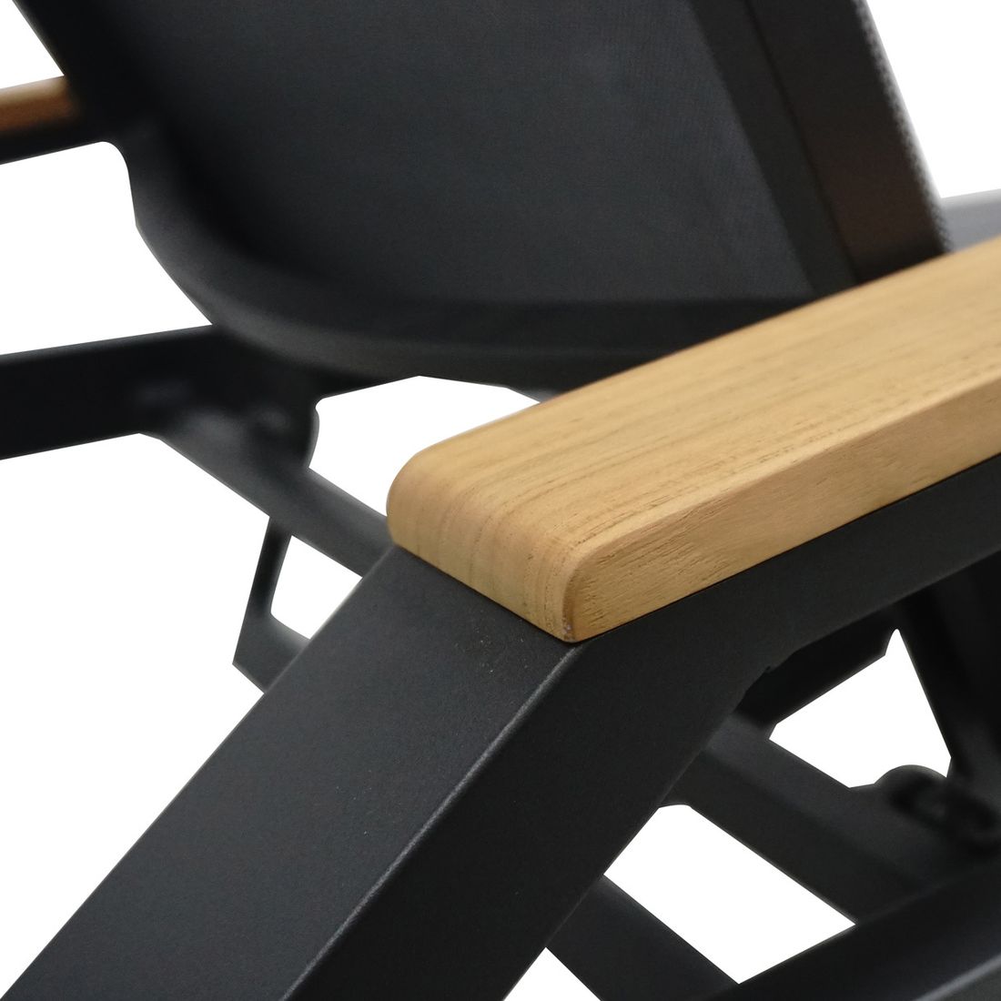 Solseng Melbourne justerbar aluminium og textilen 199 cm - OUTLIV detalj av ramme